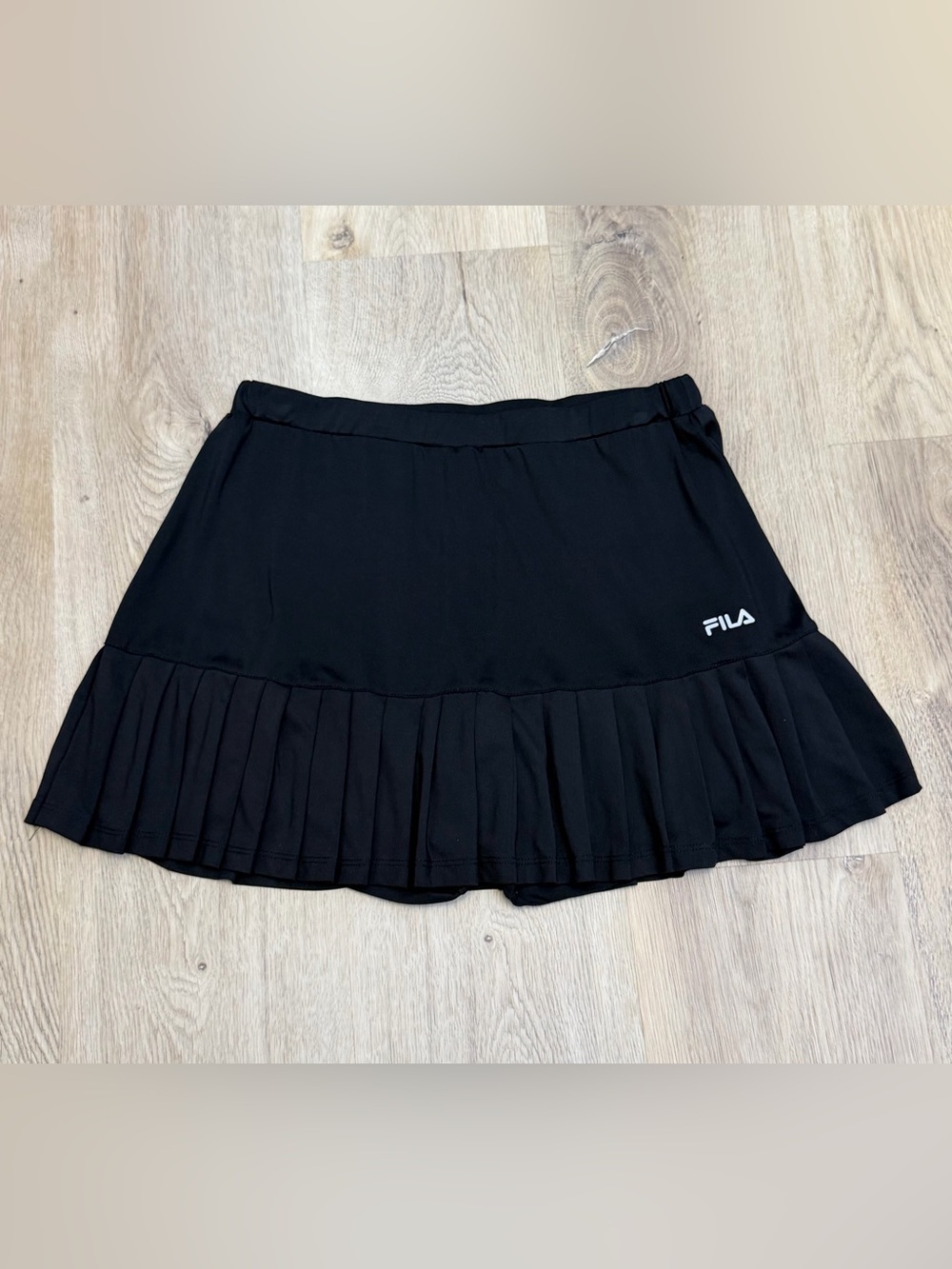 FILA Pleated Hem Athletic Skirt with Shorts